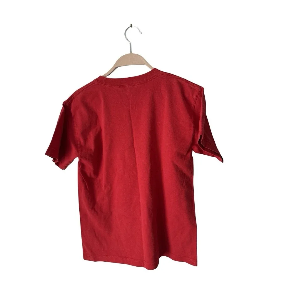 Y2K Vintage Center Swoosh Nike Wisconsin Badgers T Shirt youth large‎ gray tag
